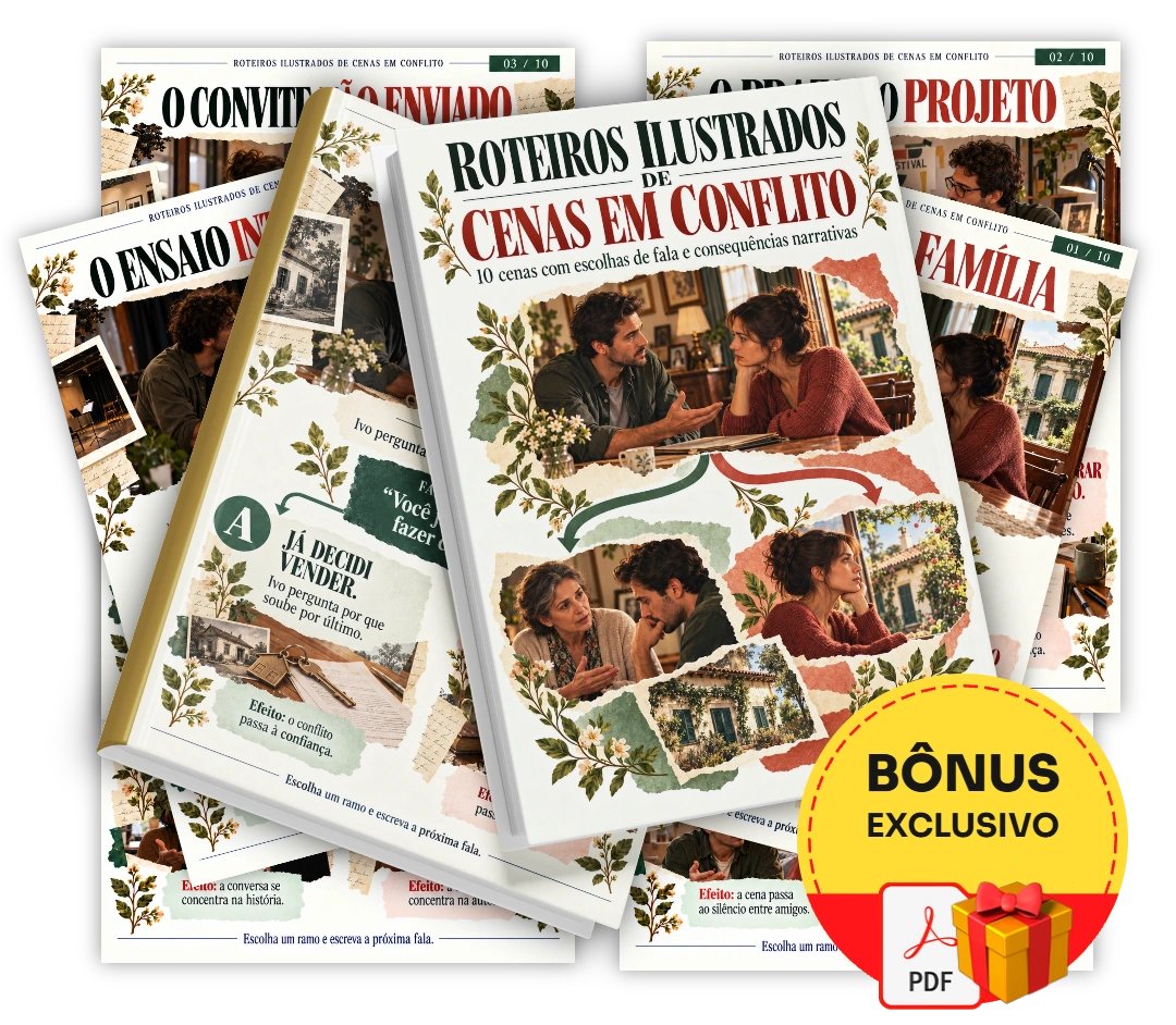 Roteiros Ilustrados de Cenas em Conflito